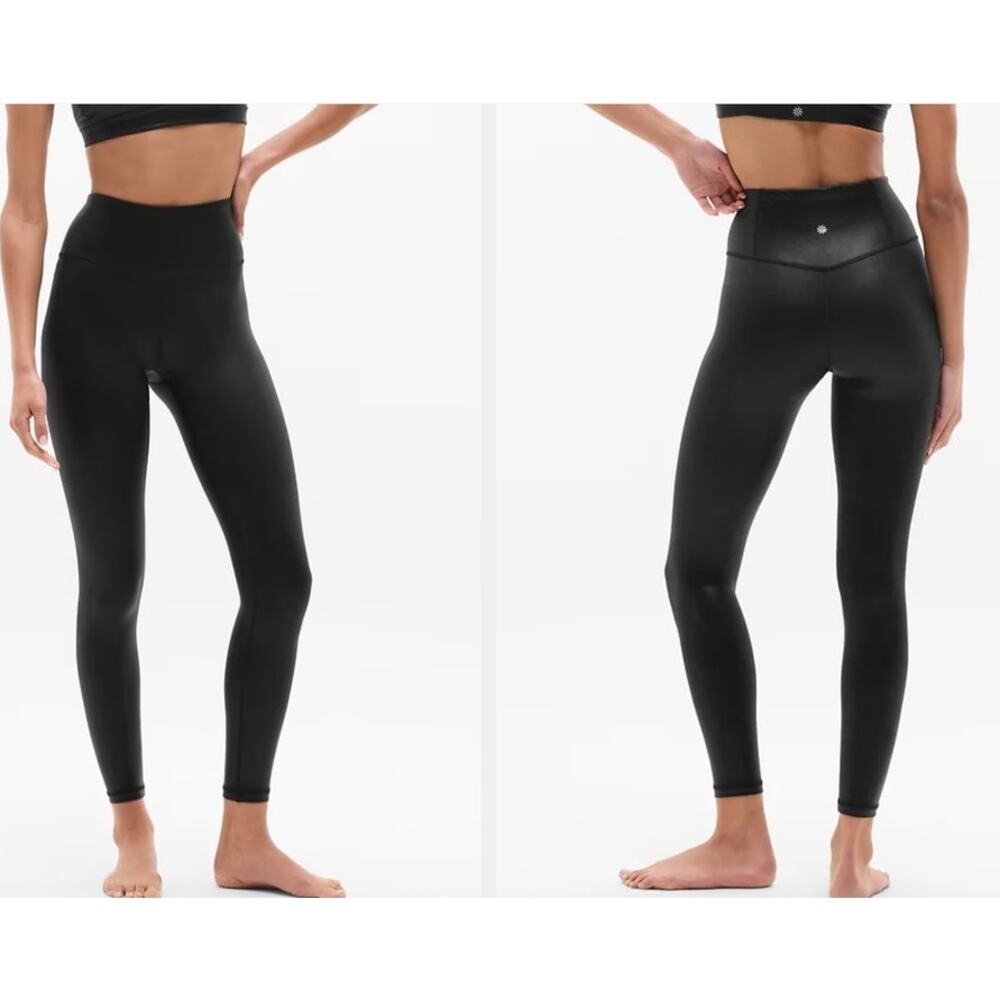 NWOT Elation High Rise Matte Foil Shine 7/8 Legging Size Small